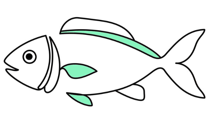 Fish illustration for Go Fish